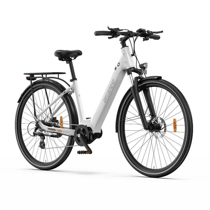 OneSport OT07 250W Bafang Mid-drive Motor 27" Trekking Bike City 374Wh E-bike With Torque Sensor