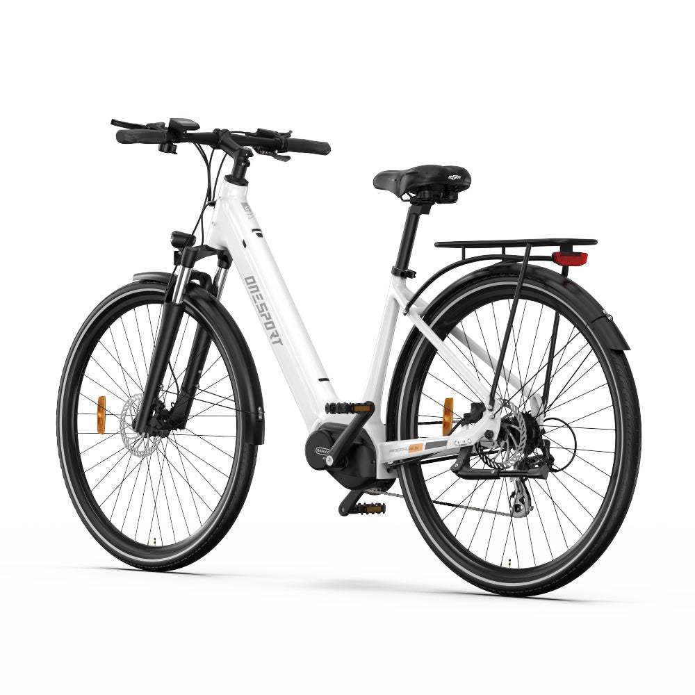 OneSport OT07 250W Bafang Mid-drive Motor 27" Trekking Bike City E-bike 36V 10.4Ah Battery