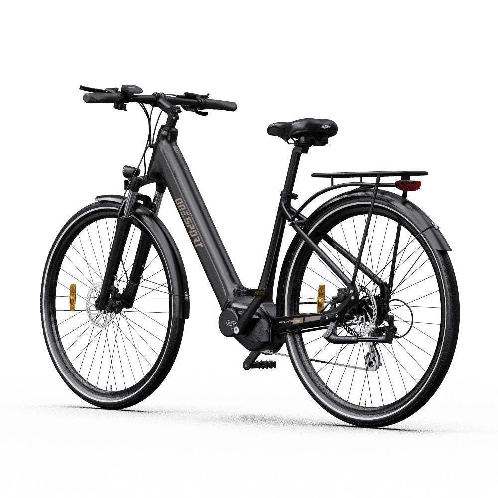 OneSport OT07 250W Bafang Mid-drive Motor 27" Trekking Bike City E-bike 36V 10.4Ah Battery