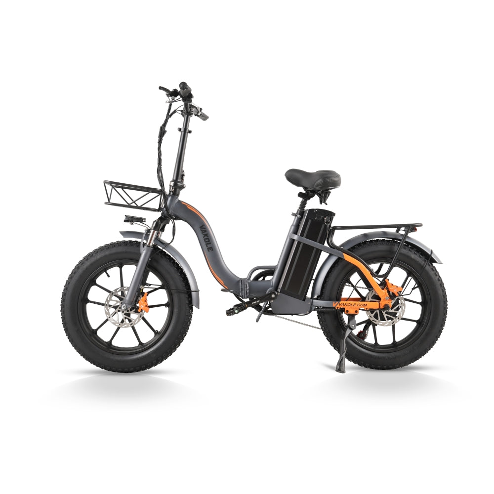 Vakole Y20 Pro 20" Fat Bike 960Wh Foldable Step-through E-bike 48V 20Ah Battery