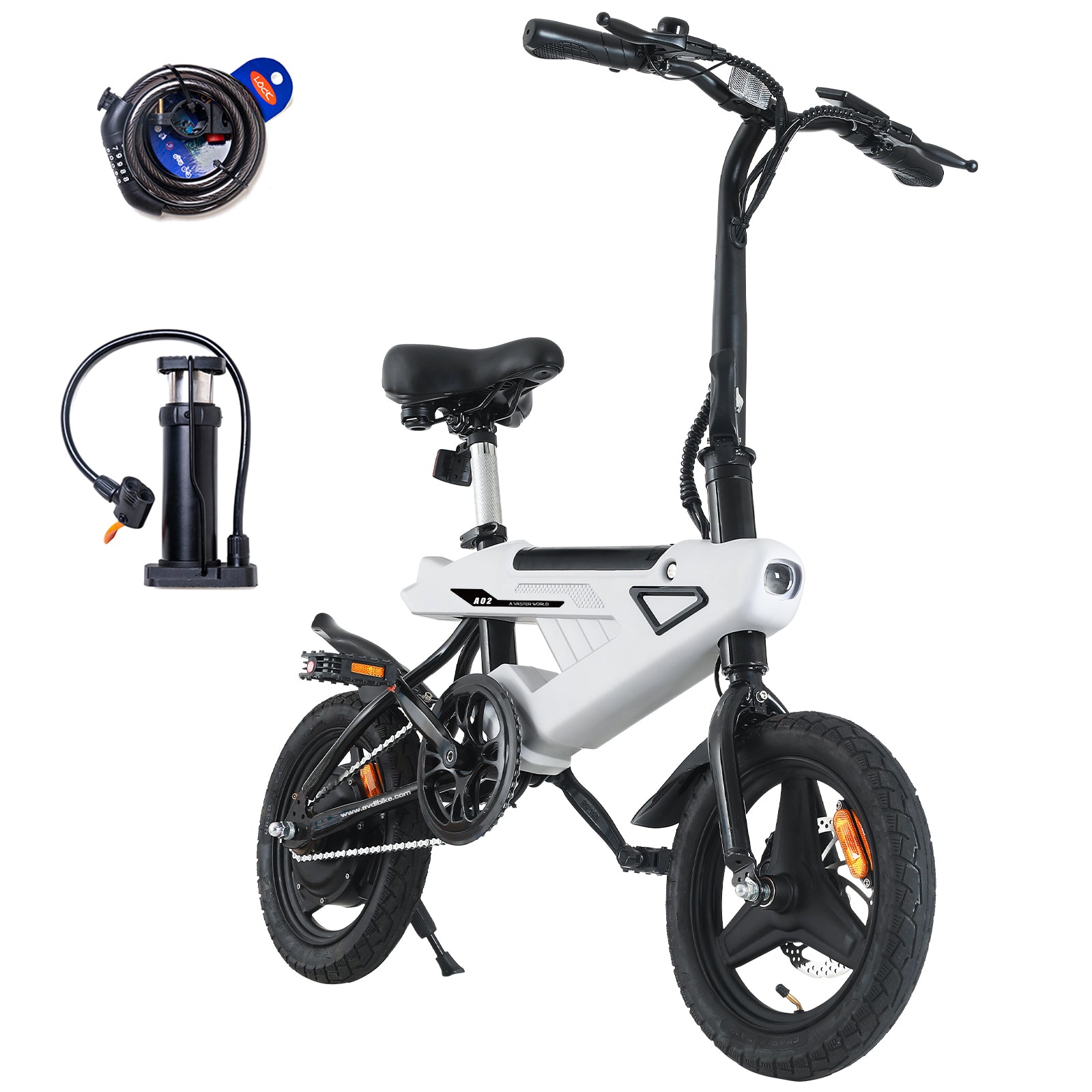 AVDL A02 250W Foldable Electric Bike 14