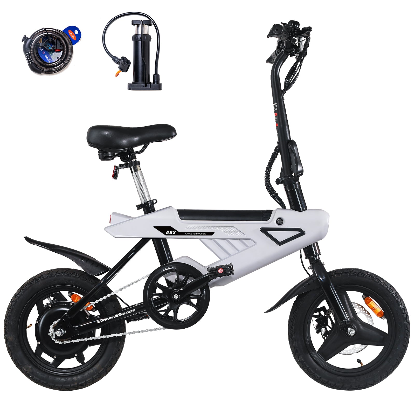 AVDL A02 250W Foldable Electric Bike 14