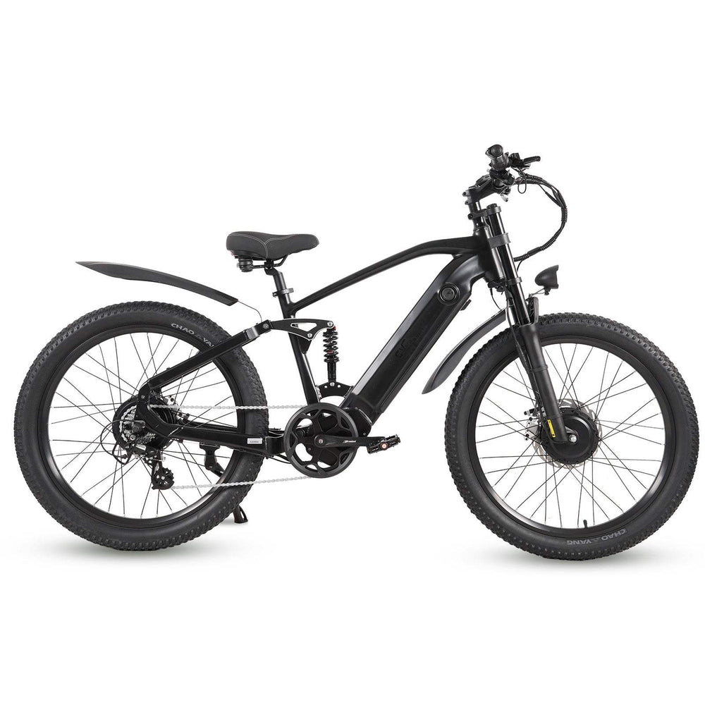 CMACEWHEEL AL26 500W*2 Dual Motor 26" E-Mountain Bike 816Wh EMTB With Torque Sensor 48V 17Ah Battery - Buybestgear