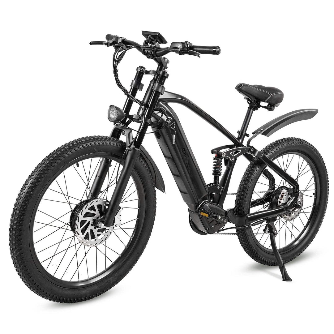 CMACEWHEEL AL26 500W*2 Dual Motor 26" E-Mountain Bike 816Wh EMTB With Torque Sensor 48V 17Ah Battery - Buybestgear