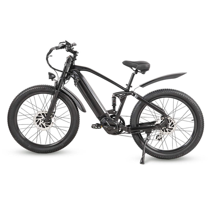 CMACEWHEEL AL26 500W*2 Dual Motor 26" E-Mountain Bike 816Wh EMTB With Torque Sensor 48V 17Ah Battery - Buybestgear