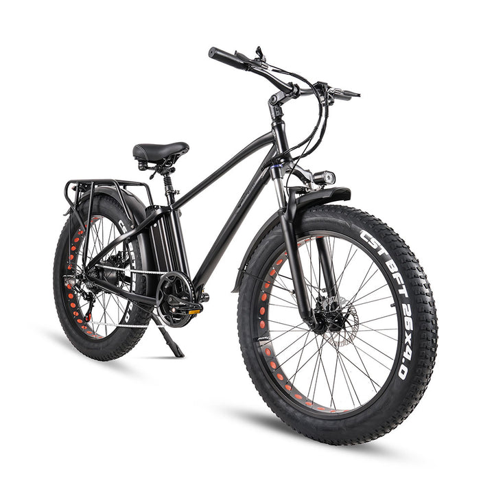 CMACEWHEEL KS26 500W 26" Fat E-Bike 864Wh E Mountain Bike EMTB 18Ah Battery - Buybestgear