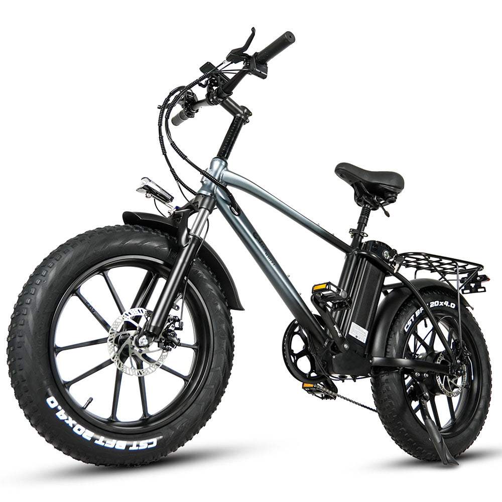 CMACEWHEEL T20 750W 20" Fat Bike 864Wh Electric Mountain Bike Cargo E-bike 48V 18Ah Battery - Buybestgear