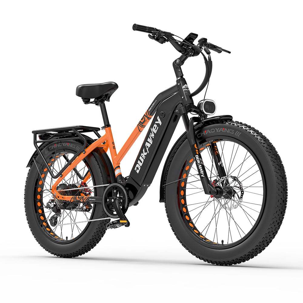 Dukawey DM530 Plus 1000W 26" Fat Bike 1040Wh All Terrain Electric Bike 52V 20Ah Battery SUV E-Bike - Buybestgear