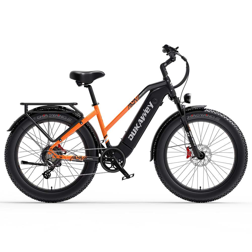 Dukawey DM530 Plus 1000W 26" Fat Bike 1040Wh All Terrain Electric Bike 52V 20Ah Battery SUV E-Bike - Buybestgear