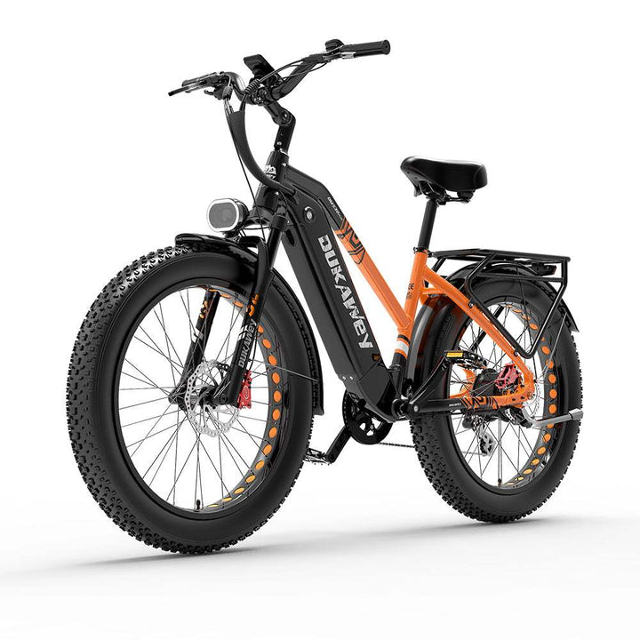 Dukawey DM530 Plus 1000W 26" Fat Bike 1040Wh All Terrain Electric Bike 52V 20Ah Battery SUV E-Bike - Buybestgear