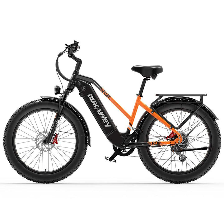 Dukawey DM530 Plus 1000W 26" Fat Bike 1040Wh All Terrain Electric Bike 52V 20Ah Battery SUV E-Bike - Buybestgear