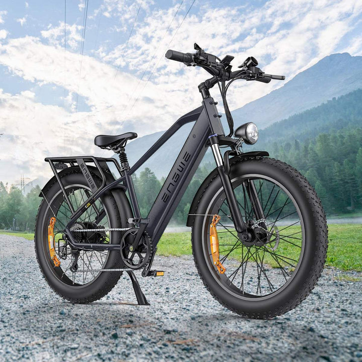 Engwe E26 250W 26" Fat Bike 768Wh Electric Trekking Bike 48V 16Ah SUV E-Bike - Buybestgear