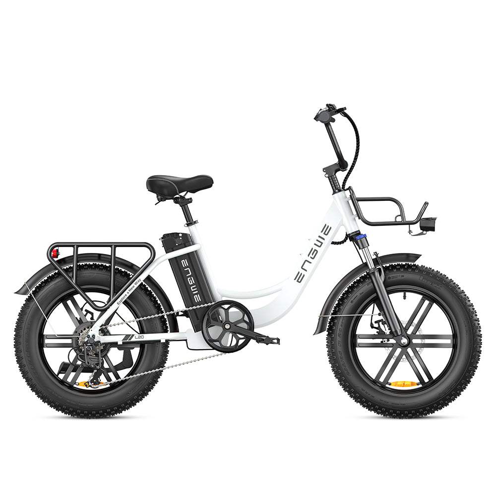 Engwe L20 250W 20" Fat Bike 624Wh Step-through Electric Bike 48V 13Ah E-Bike - Buybestgear