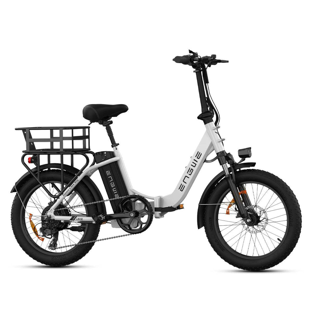 Engwe L20 SE 250W 20" Foldable Electric Bike 561Wh Trekking Bike Step-through E-bike 36V 15.6Ah Battery - Buybestgear