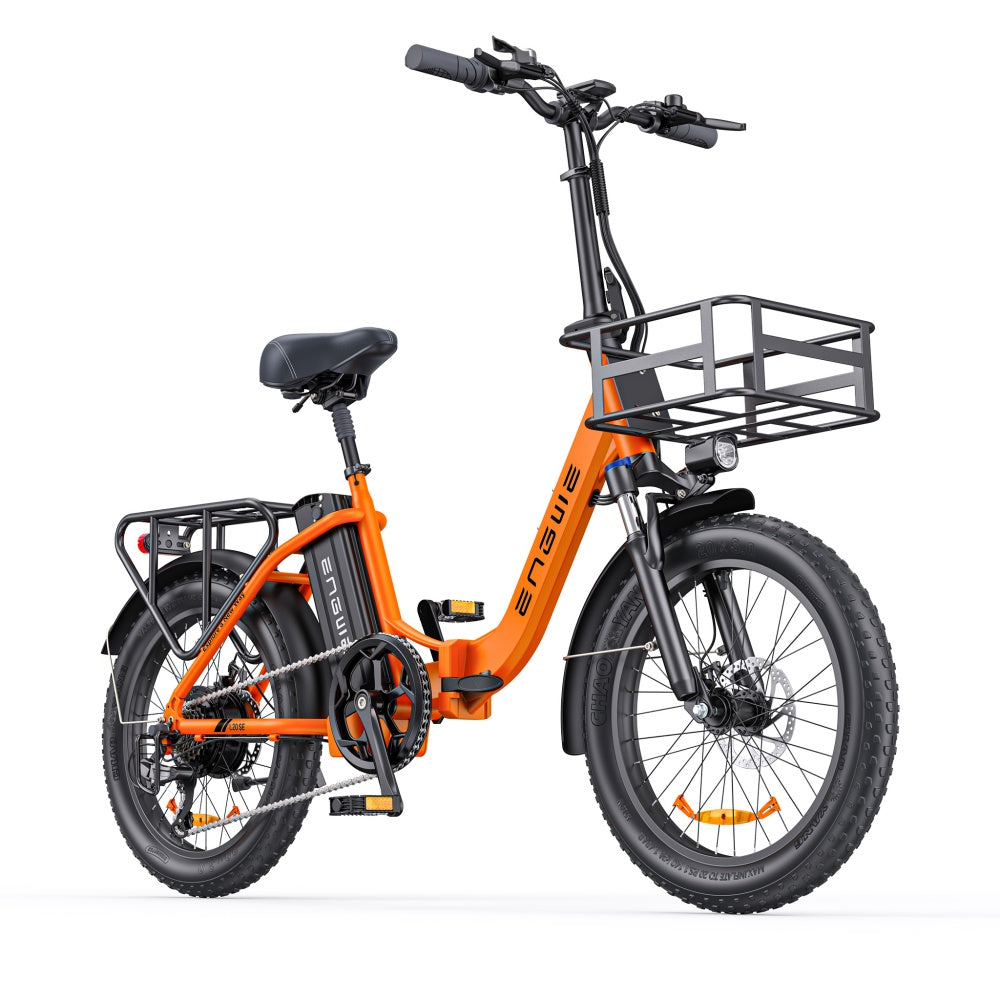 Engwe L20 SE 250W 20" Foldable Electric Bike 561Wh Trekking Bike Step-through E-bike 36V 15.6Ah Battery - Buybestgear