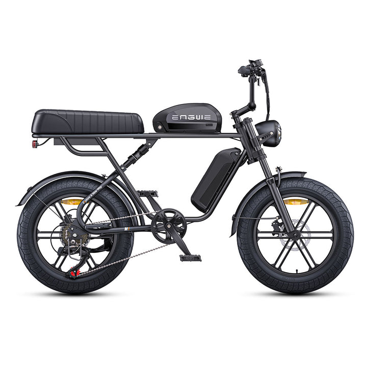 Engwe M1 250W Electric Fat Bike 20" Dual Batteries Retro E-bike - Buybestgear