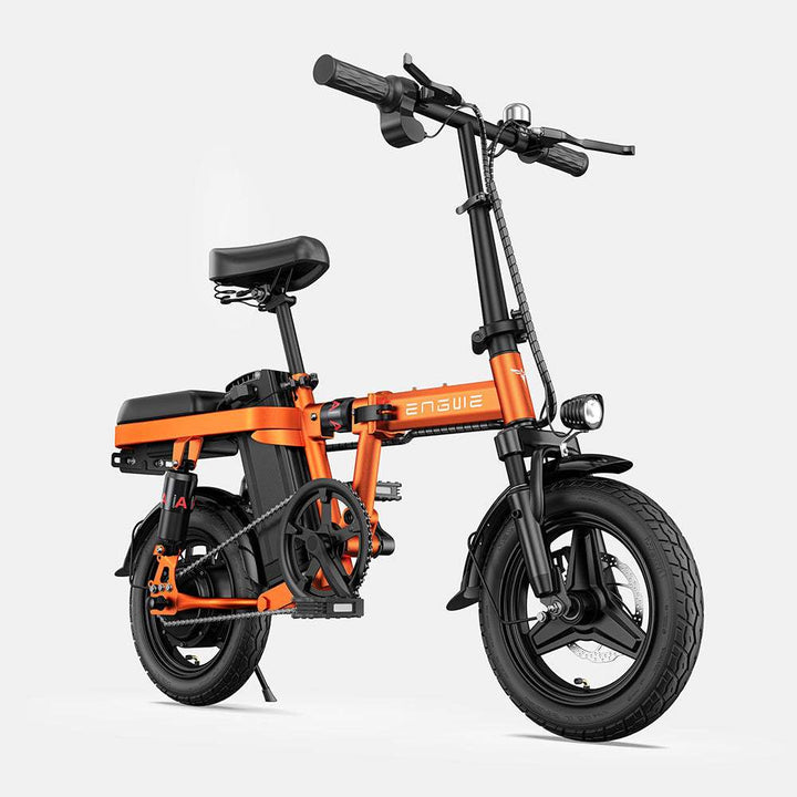 Engwe T14 250W 14" Folding Electric Bike 480Wh Trekking Mini E-bike 48V 10Ah Battery - Buybestgear