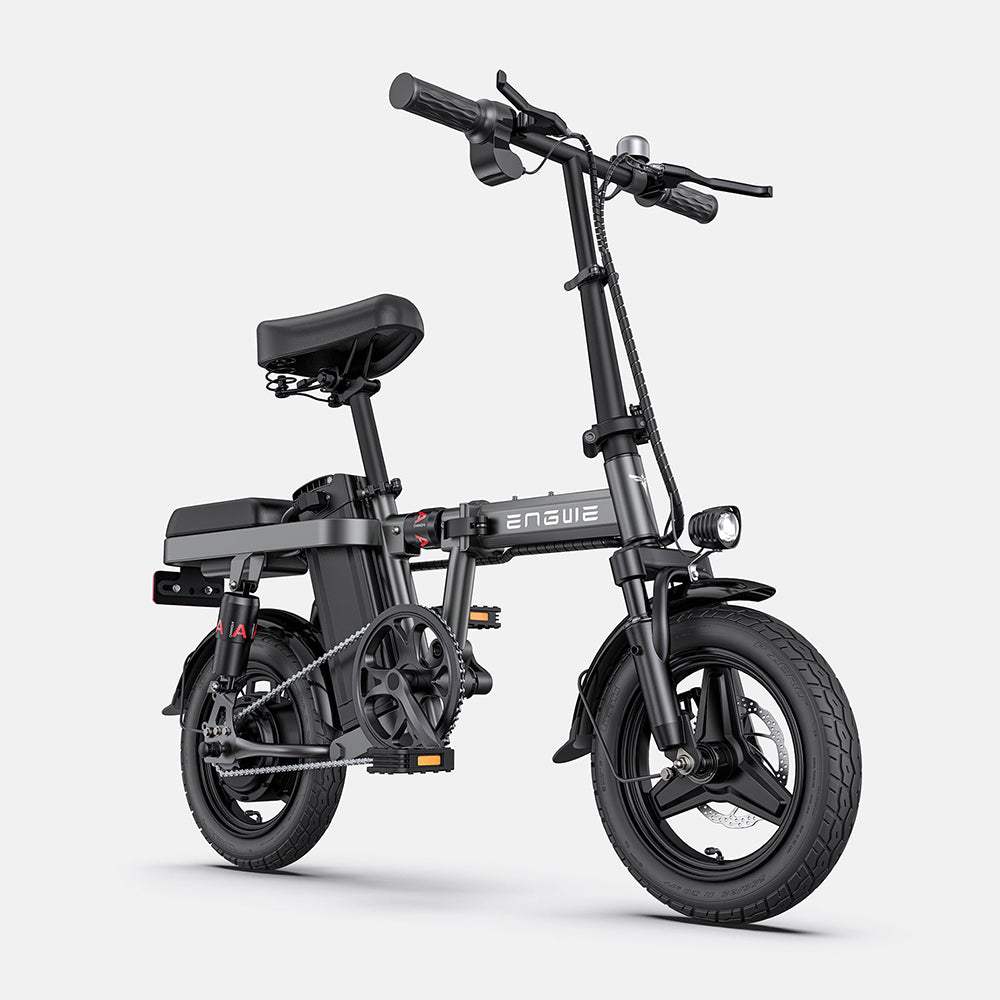 Engwe T14 250W 14" Folding Electric Bike 480Wh Trekking Mini E-bike 48V 10Ah Battery - Buybestgear