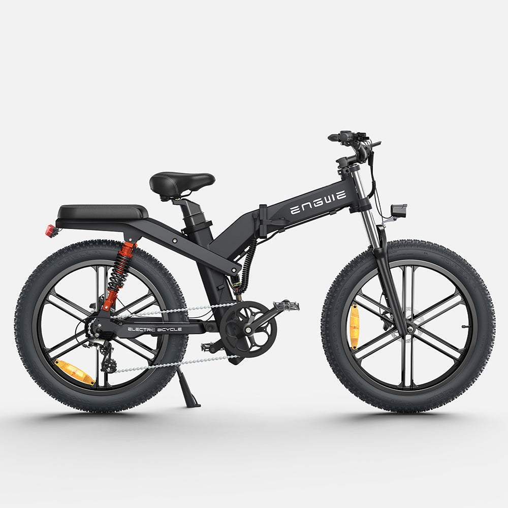 Engwe X26 1000W 26" Fat Bike Foldable E-Mountain Bike Dual Batteries EMTB - Buybestgear