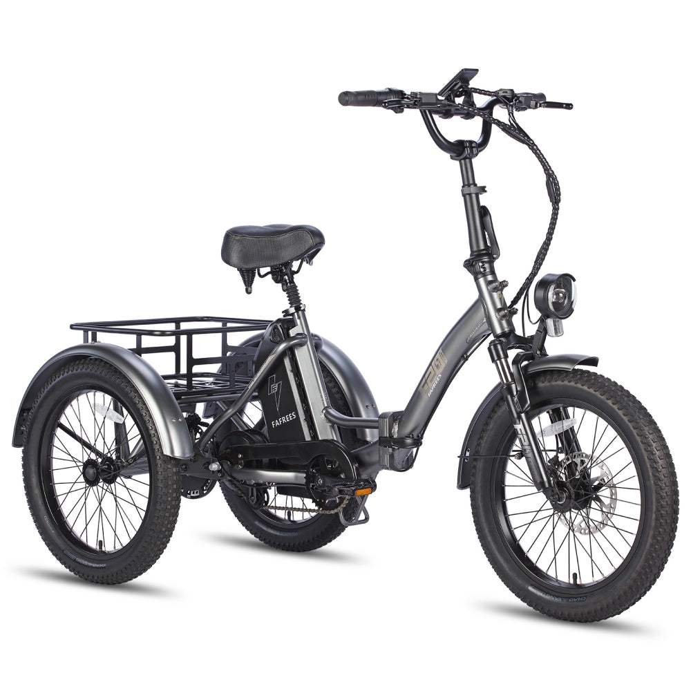 Fafrees F20 Mate 500W 20" Foldable Electric cargo tricycle 873Wh E-bike 48V 18.2Ah Battery - Buybestgear