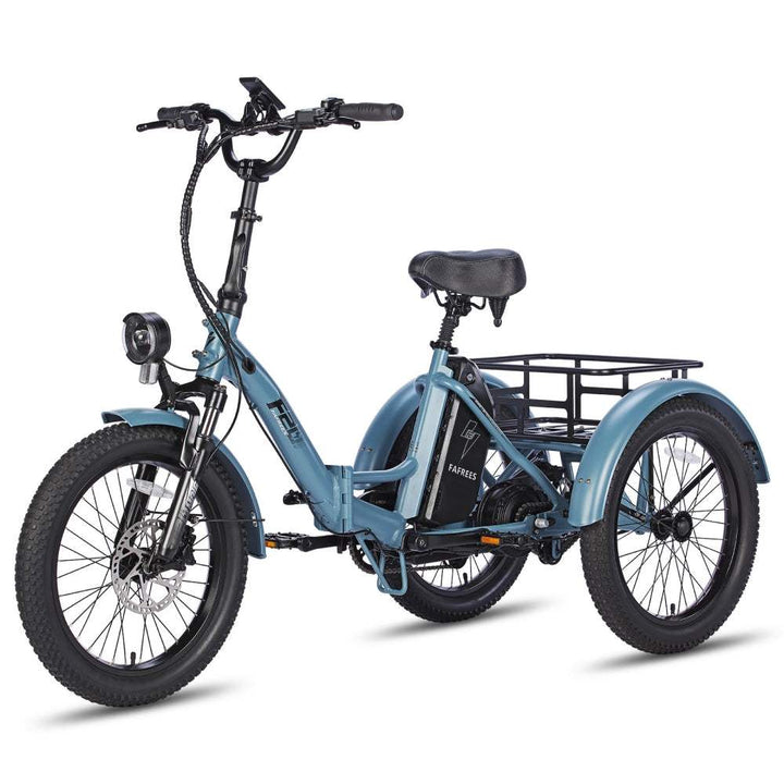 Fafrees F20 Mate 500W 20" Foldable Electric cargo tricycle 873Wh E-bike 48V 18.2Ah Battery - Buybestgear