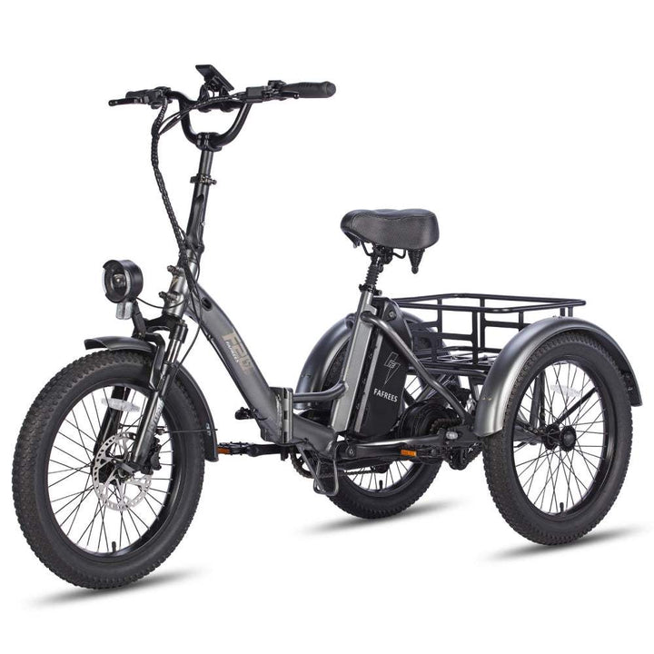 Fafrees F20 Mate 500W 20" Foldable Electric cargo tricycle 873Wh E-bike 48V 18.2Ah Battery - Buybestgear