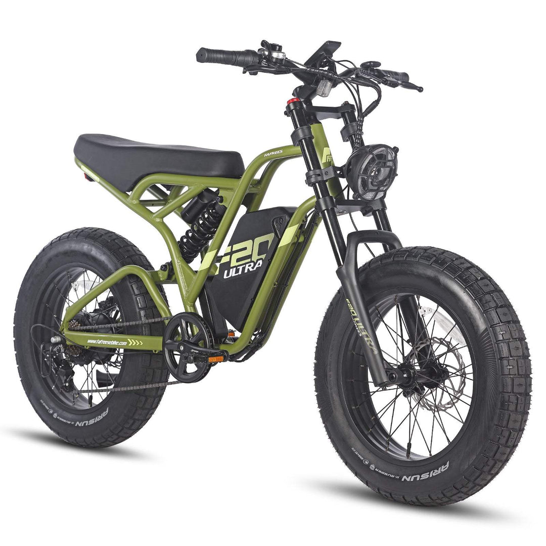 Fafrees F20 Ultra 750W 20" Fat Bike 1200Wh E-Mountain Bike 48V 25Ah Battery E-MTB - Buybestgear