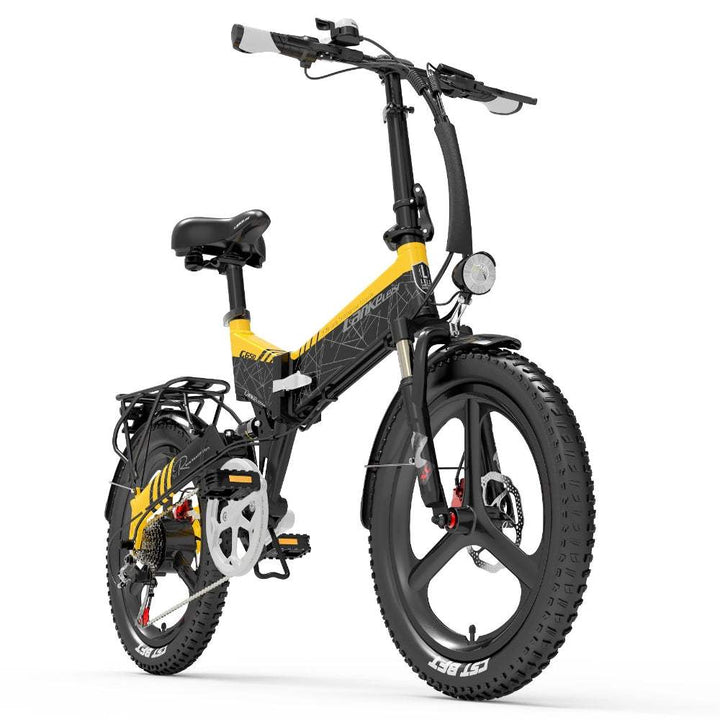 Lankeleisi G650 500W 20" Folding Electric Bike 614Wh City E-bike 48V 12.8Ah Battery - Buybestgear