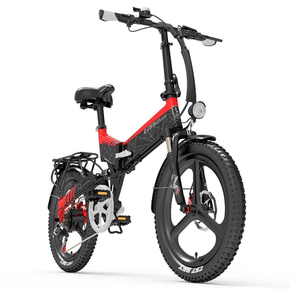 Lankeleisi G650 500W 20" Folding Electric Bike 614Wh City E-bike 48V 12.8Ah Battery - Buybestgear