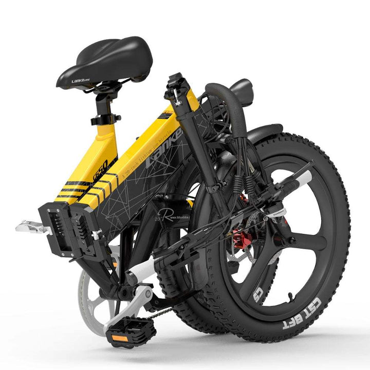 Lankeleisi G650 500W 20" Folding Electric Bike 614Wh City E-bike 48V 12.8Ah Battery - Buybestgear