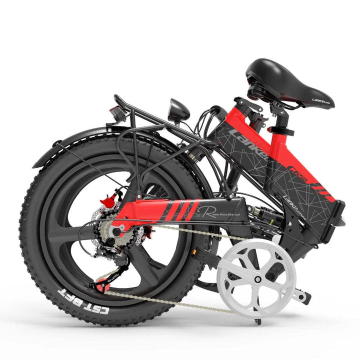 Lankeleisi G650 500W 20" Folding Electric Bike 614Wh City E-bike 48V 12.8Ah Battery - Buybestgear