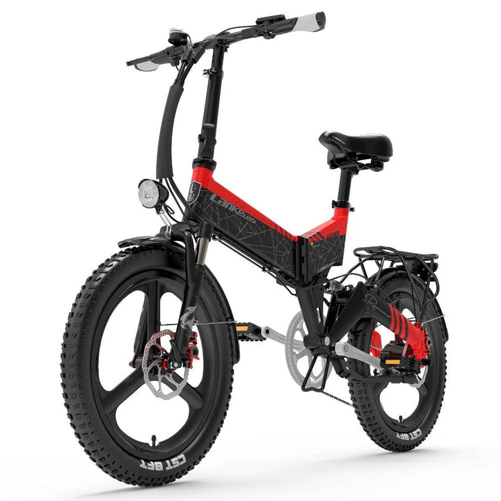 Lankeleisi G650 500W 20" Folding Electric Bike 614Wh City E-bike 48V 12.8Ah Battery - Buybestgear