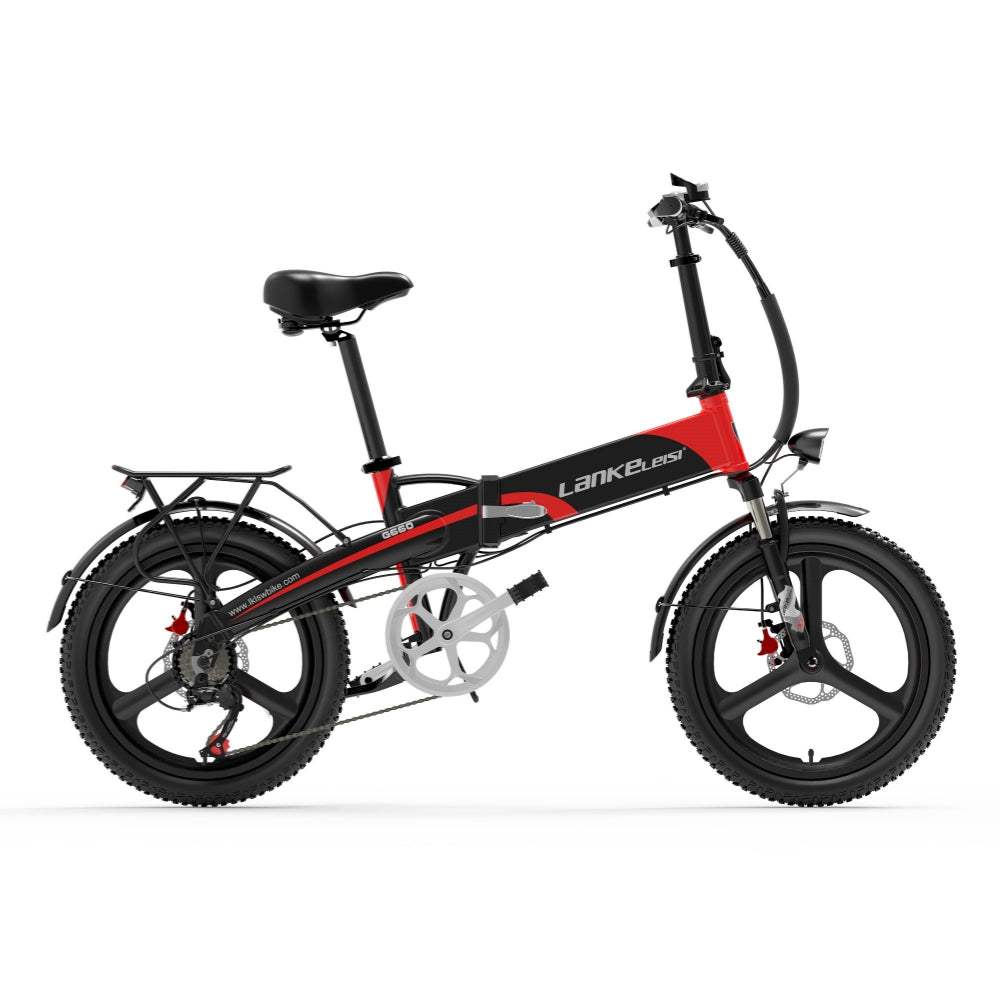 Lankeleisi G660 500W 20" Folding Electric Bike 614Wh City E-bike 48V 12.8Ah Battery - Buybestgear