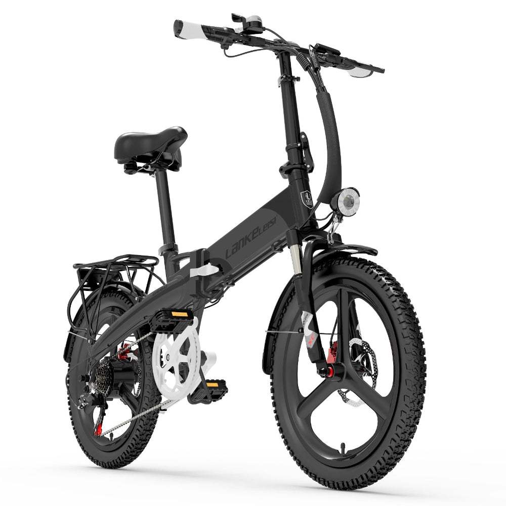 Lankeleisi G660 500W 20" Folding Electric Bike 614Wh City E-bike 48V 12.8Ah Battery - Buybestgear