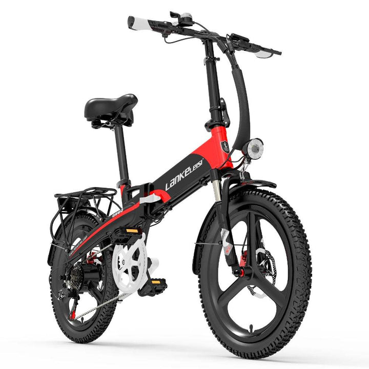 Lankeleisi G660 500W 20" Folding Electric Bike 614Wh City E-bike 48V 12.8Ah Battery - Buybestgear