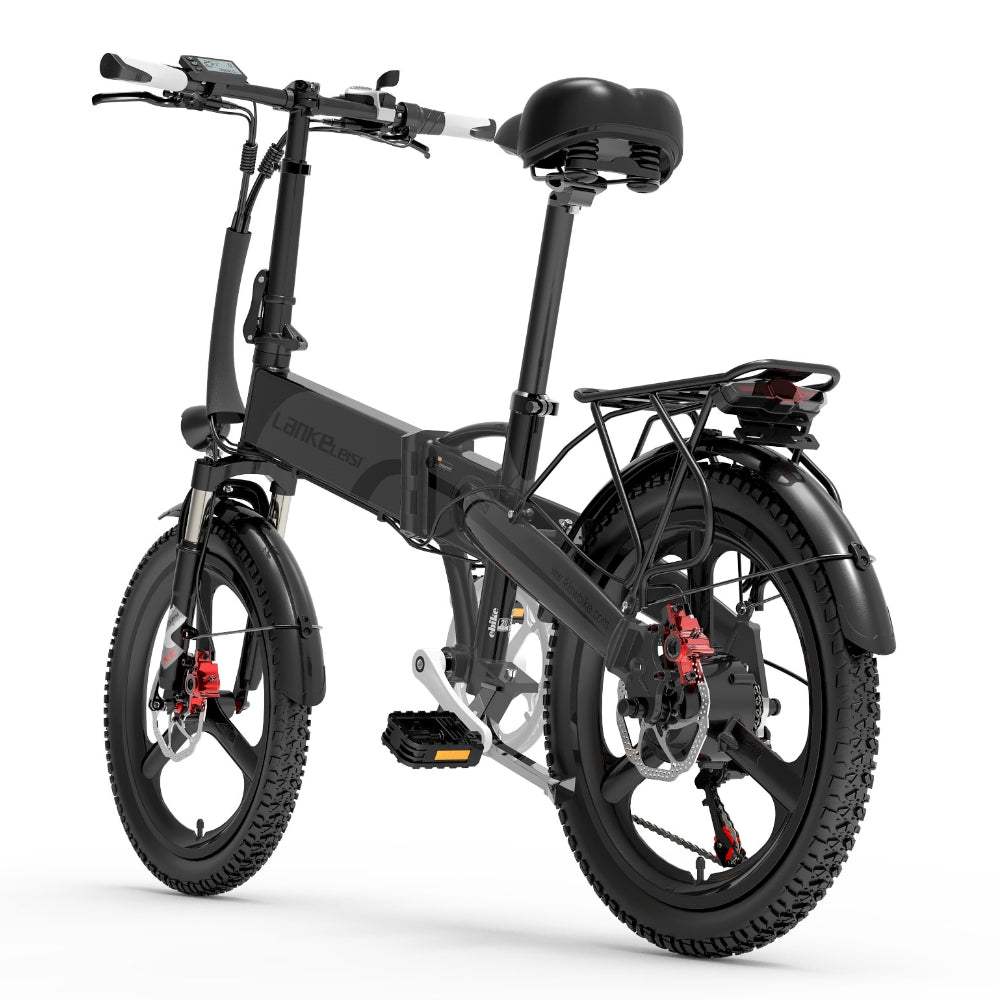 Lankeleisi G660 500W 20" Folding Electric Bike 614Wh City E-bike 48V 12.8Ah Battery - Buybestgear