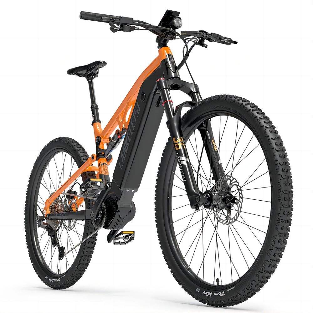 Lankeleisi GT800 29" Electric Mountain Bike 960Wh Trail E-MTB with 500W Bafang Mid-drive Motor 48V 20Ah Battery - Buybestgear