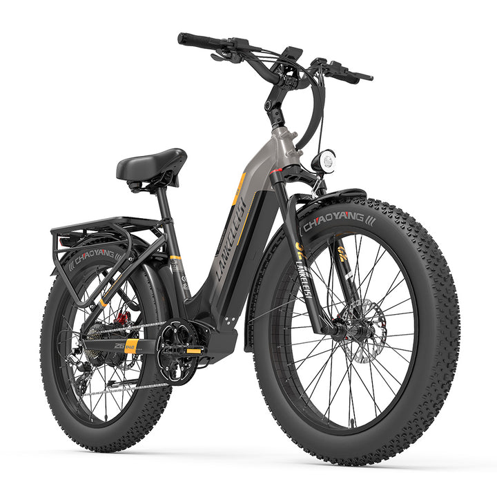 Lankeleisi MG600 Plus 1000W 26" Fat Bike 960Wh All Terrain SUV E-Bike with Torque Sensor 48V 20Ah Battery - Buybestgear