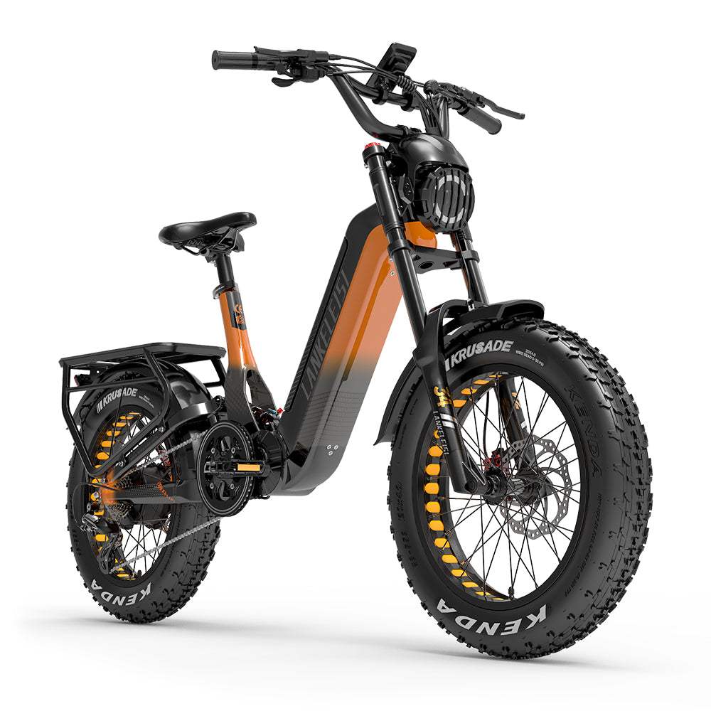 Lankeleisi RX800 Plus 1000W 20" Fat Bike 960Wh Full Suspension Electric Bike 48V 20Ah Battery SUV E-Bike - Buybestgear