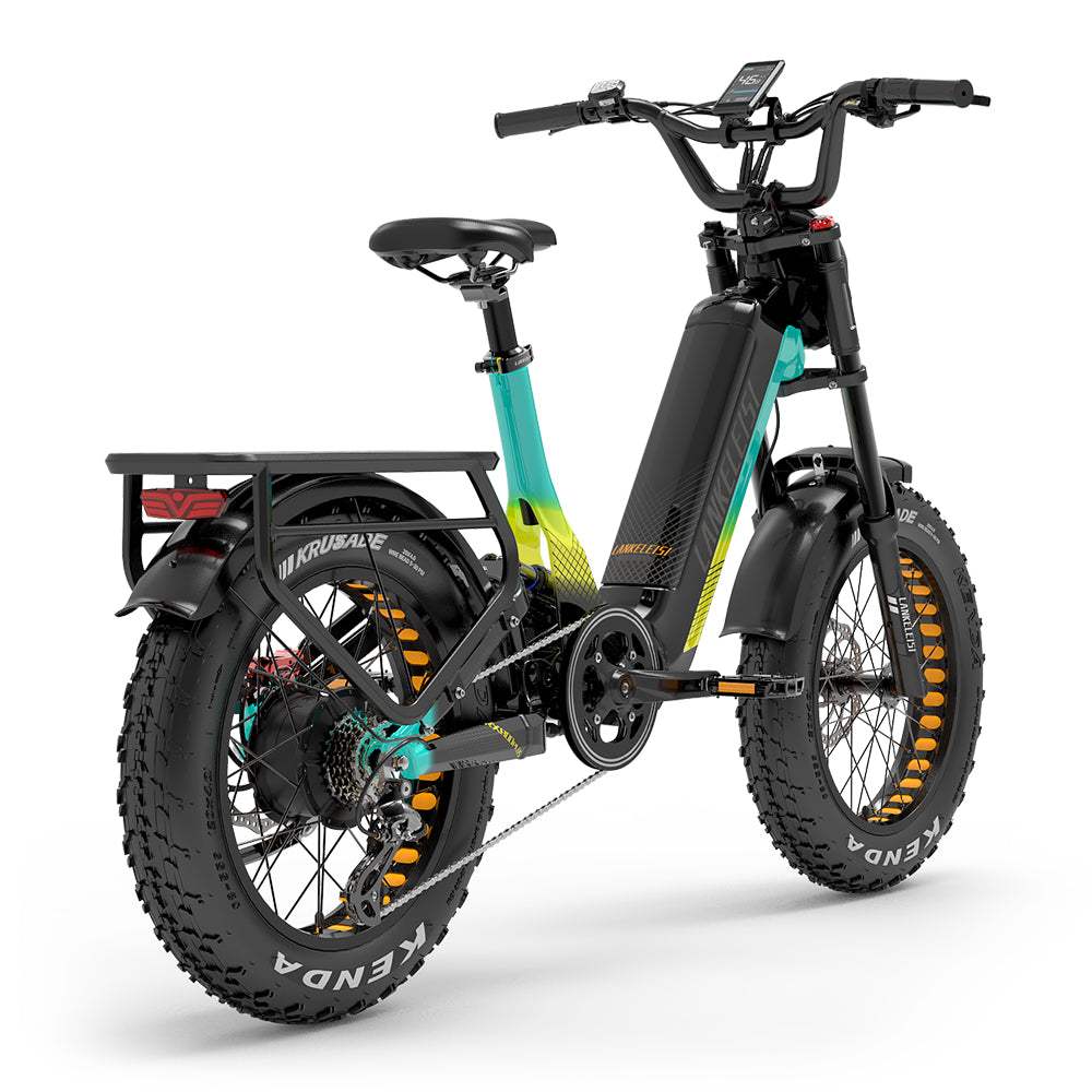 Lankeleisi RX800 Plus 1000W 20" Fat Bike 960Wh Full Suspension Electric Bike 48V 20Ah Battery SUV E-Bike - Buybestgear