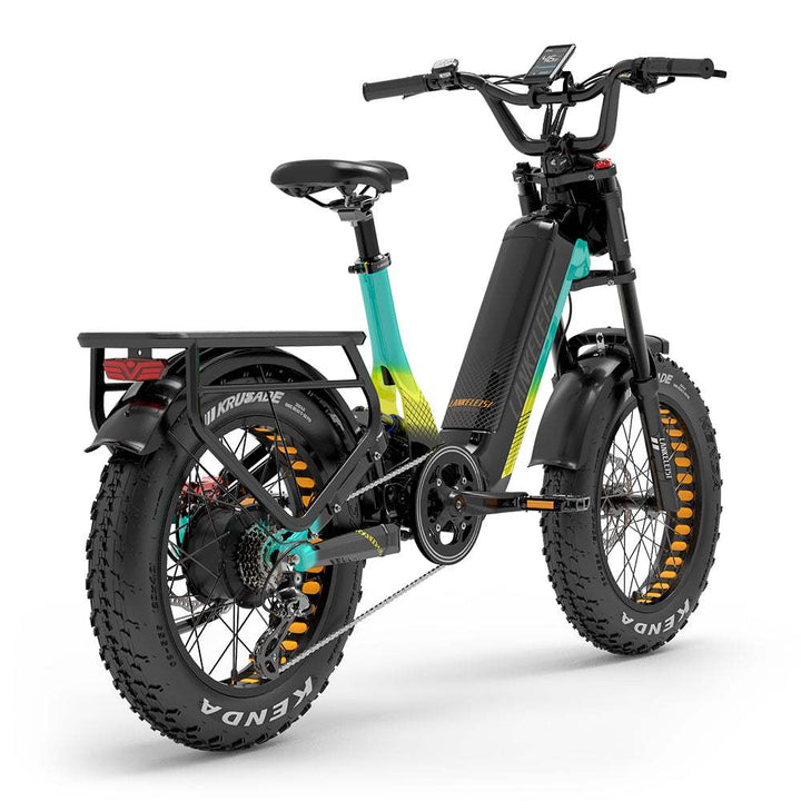 Lankeleisi RX800 Plus 1000W 20" Fat Bike 960Wh Full Suspension Electric Bike 48V 20Ah Battery SUV E-Bike - Buybestgear