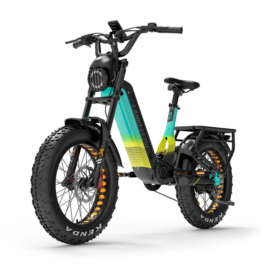 Lankeleisi RX800 Plus 1000W 20" Fat Bike 960Wh Full Suspension Electric Bike 48V 20Ah Battery SUV E-Bike - Buybestgear