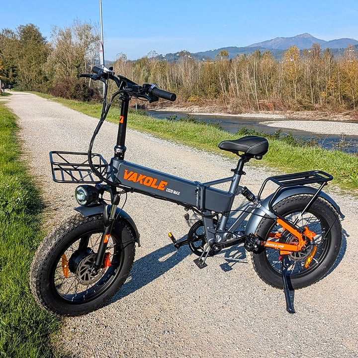 Vakole CO20 Max 750W*2 Doppelmotor 20" Fat Bike 960Wh E-Bike Klapprad mit Drehmomentsensor