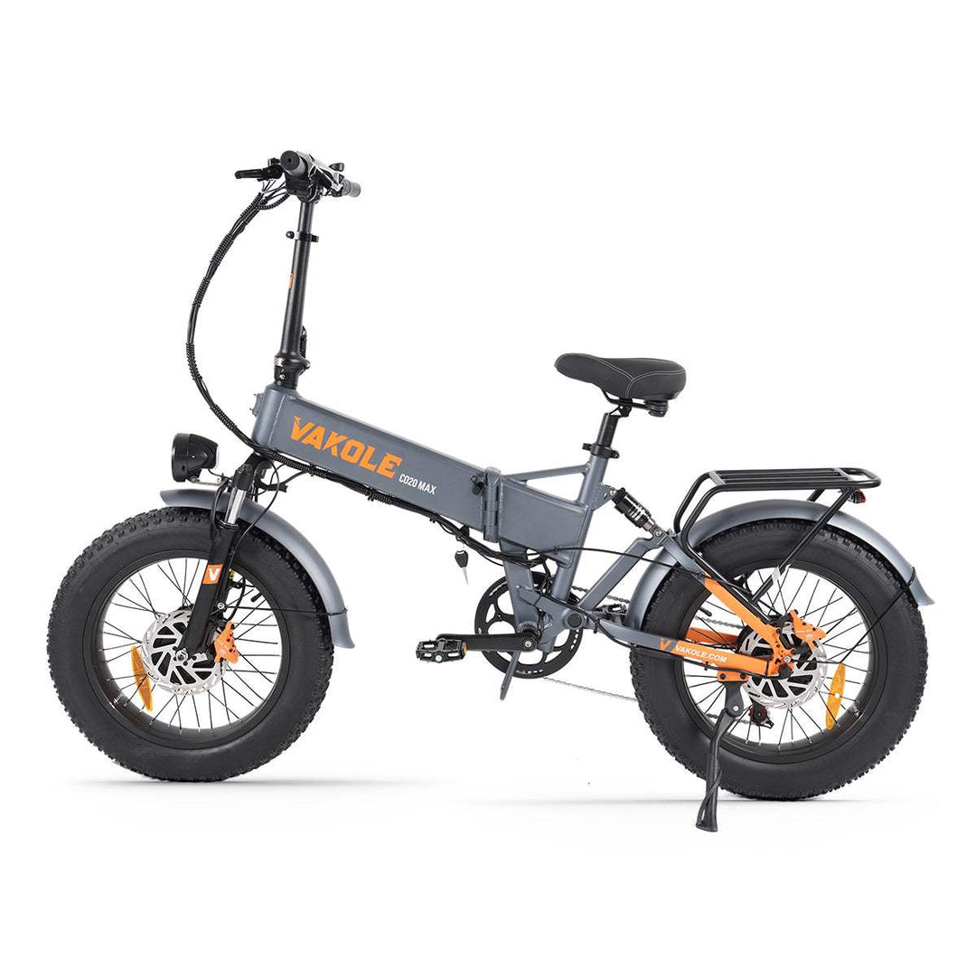 Vakole CO20 MAX 750W*2 Dual Motor 20" Folding Fat Bike 960Wh with Torque Sensor 20Ah Battery - Buybestgear