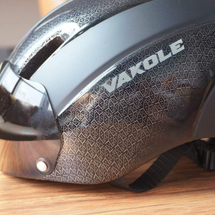 Vakole Integrally Molded Bicycle Helmet with Magnetic Goggles - Buybestgear