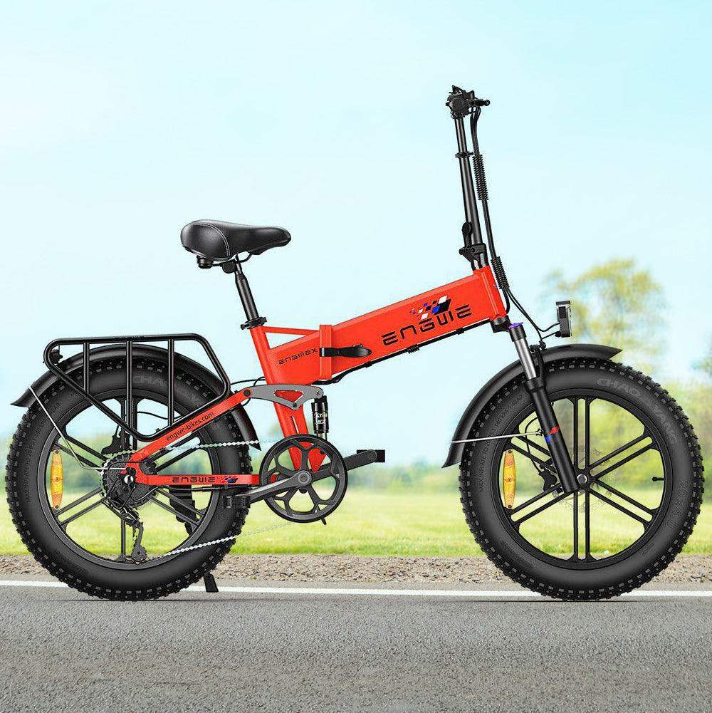 Engwe Engine X 250W 20" Fat Bike Foldable E-Mountain Bike 13Ah - Buybestgear