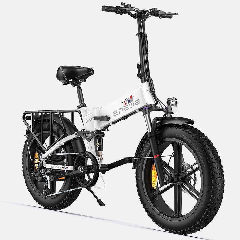 Engwe Engine X 250W 20" Fat Bike 624Wh Foldable E-Mountain Bike 48V 13Ah Battery - Buybestgear