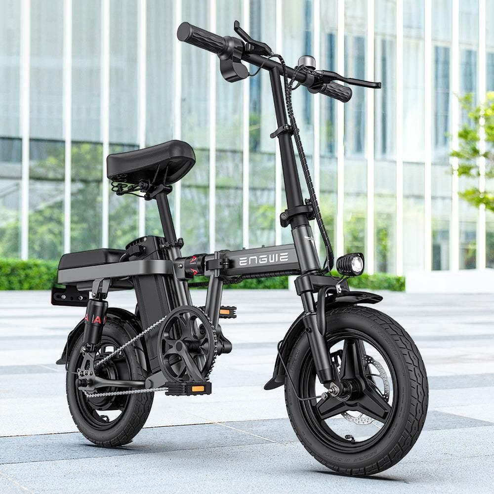 Engwe T14 250W 14" Folding Electric Bike 480Wh Trekking Mini E-bike 48V 10Ah Battery - Buybestgear