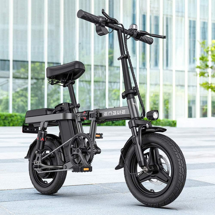 Engwe T14 250W 14" Folding Electric Bike 480Wh Trekking Mini E-bike 48V 10Ah Battery - Buybestgear