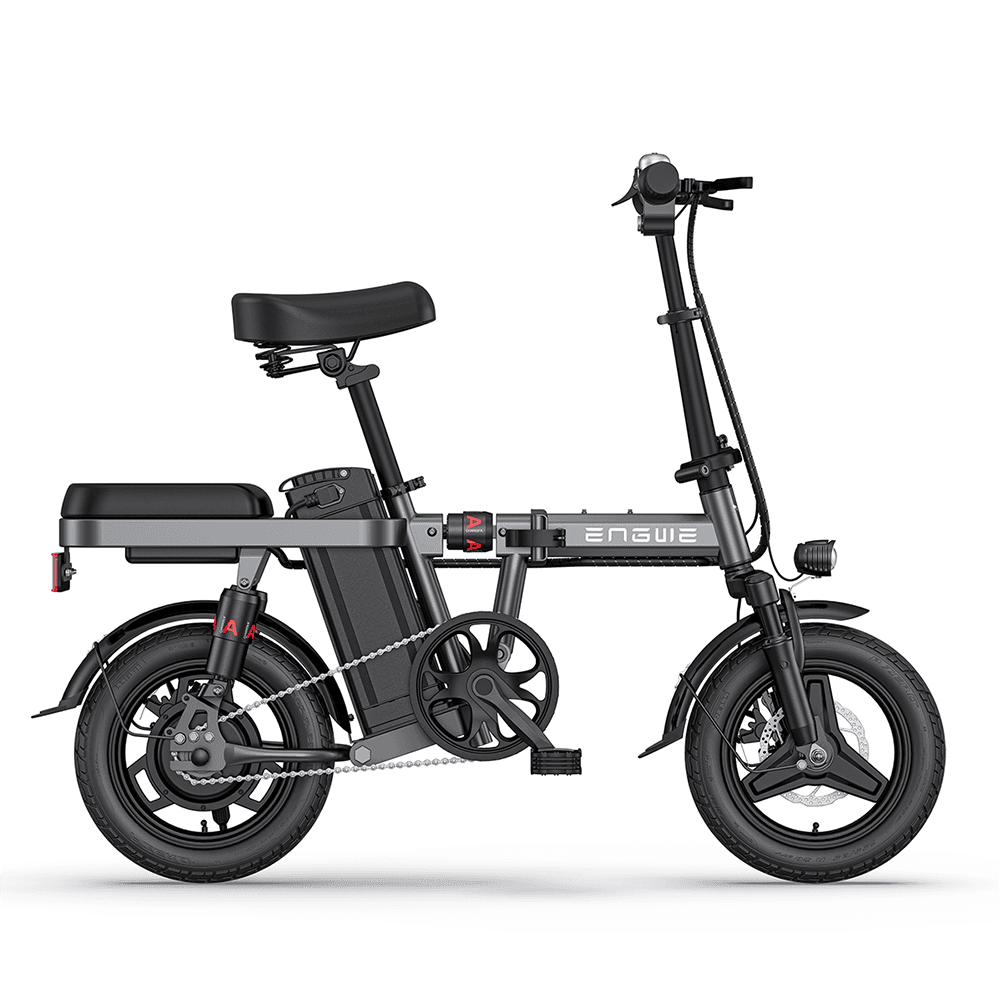 Engwe T14 250W 14" Folding Electric Bike 480Wh Trekking Mini E-bike 48V 10Ah Battery - Buybestgear